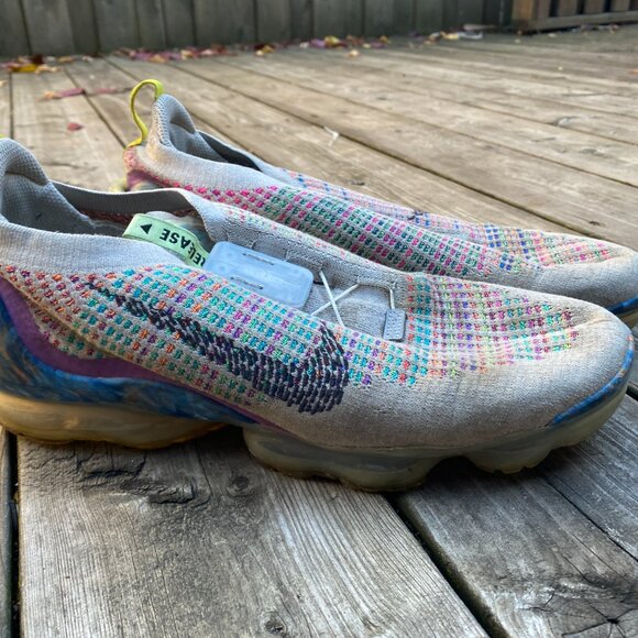 Nike Air Vapormax 2020 Pure Platinum Self Lace Shoes Size 11 - Picture 6 of 9